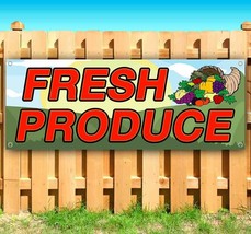 Fresh Produce Advertising Vinyl Banner Flag Sign Many Sizes Fruit Vegetables - £17.45 GBP+