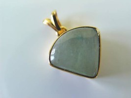HEART SHAPE 16.65CT GOLDEN GENUINE AQUAMARINE PENDANT - $0.00 MXN