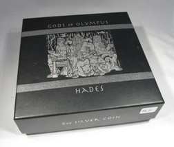 2014 Tuvalu Silver $2 Dollars Hades Gods of Olympus Coin AL51 - £185.64 GBP