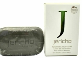 Jericho Dead Sea Minerals Purifying Black Mud Soap-4.4 oz/125gr-BRAND NEW-SEALED - £10.46 GBP