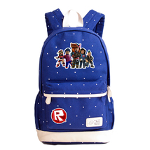 Roblox Theme Cute Series Blue Backpack Daypack Schoolbag Family - £33.46 GBP