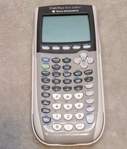 Texas Instruments TI-84 Plus Graphing Calculator -silver edition~tested~used - £21.79 GBP