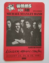 Michael Stanley Band Original Backstage Pass Classic Rock Concert Tour 1981 - £20.57 GBP