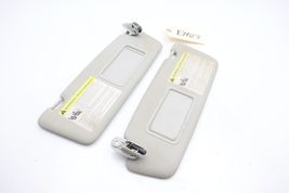 06-13 AUDI A3 8P HATCHBACK LEFT DRIVER & RIGHT PASSENGER SUN VISORS PAIR E2027 image 6
