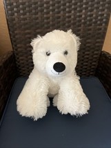 2015 Build A Bear Plush White Polar Bear Black Nose Black Eyes Fluffy 13” - €16,05 EUR