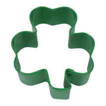 Green Shamrock 3&quot; Steel Cookie Cutter R&amp;M St Patrick&#39;s Day - $3.65