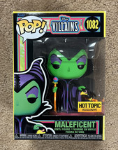 Funko Pop! #1082 Disney Villains Maleficent Black Light Hot Topic Exclusive - $34.32