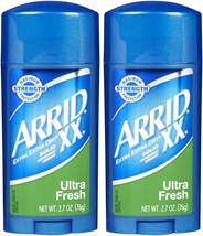 Arrid XX Solid Antiperspirant &amp; Deodorant-Ultra Fresh-2.7 oz, 2 pk - £20.77 GBP