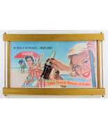 Rare Coca-Cola 1959 &quot;Pool Party&quot; Poster in Original Frame - $12,738.19 MXN