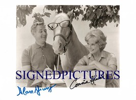 MR ED CAST SIGNED RP PHOTO ALAN YOUNG AND CONNIE HINES - £11.15 GBP