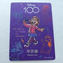 Meilin Lee Disney Card Fun 100 Year Joyful Luminous Orchestra Purple SSR26 - $8.90