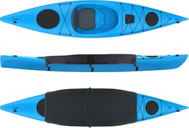 Bkhdesign 900D Kayak Cover - Thicker, Durable, Black, Waterproof Cockpit Cover - £29.56 GBP