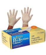 COMFITWEAR Disposable Latex Gloves, Powder Free Size Large(Pack of 100) - $176.65 MXN