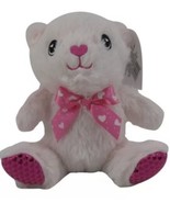 Valentines/Bday 6”H Chocolate Scented Teddy Bear Pink Stuffed Animal Plu... - $16.71