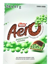 Nestle Aero Peppermint Chocolate Bars, 24ct 41g/1.44oz {Imported From Canada} - $41.57