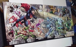 Justice League Poster Trinity War by Jim Lee Superman Wonder Woman Black Adam - £8.83 GBP