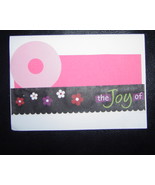 O the Joy of, knowing your my friend Card , Handcrafted scrap happy card - £3.95 GBP