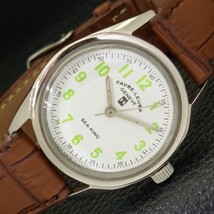 Mens Favre Leuba Sea King 253 HAND-WINDING Swiss White Dial Watch a431424-1 - $34.99