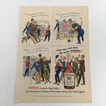 1950 Imperial Hiram Walker’s Blended Whiskey Vintage Print Ad - £6.66 GBP