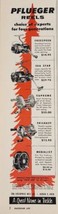 1956 Print Ad Pflueger Fishing Reels 5 Models Shown Enterprise Mfg Akron,Ohio - £11.56 GBP