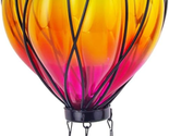 Hot Air Balloon Solar Lantern with Flickering Flame Hanging Solar Lights... - £52.82 GBP