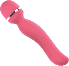 Powerful Silicone Wand Vibrator Massager Clitoral Stimulator 7.75&quot; Pink NEW - $44.53