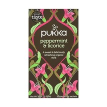 Pukka Organic Peppermint and Licorice 20 Sachets (Pack of 4, Total 80 Sa... - $46.00