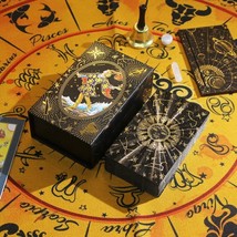 2023 New High Quality  Foil Tarot Waterproof Big Size Table Game Tarots with Car - £93.37 GBP