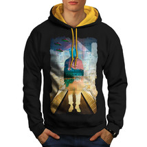 Wellcoda Truth Is Within Mens Contrast Hoodie, Pyramids Casual Jumper - £31.46 GBP