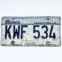  United States Illinois Land of Lincoln Passenger License Plate KWF 534 - €10,23 EUR