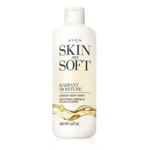 AVON Skin So Soft RADIANT MOISTURE Creamy Body Wash 11.8 oz - NEW &amp; SEAL... - $15.38