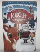 VINTAGE STYLE Christmas Rudolph The Red-Nosed Reindeer Metal Tin Sign 8 ... - £11.81 GBP