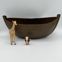 Noah&#39;s Ark, Noah &amp; Giraffe ARCO Gas Promotional Larami Figures Replacements READ - £11.92 GBP