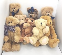 Vintage lot of 8 Bears Boyds Ty Ganz Unmarked Teddy Bears BB12 - £23.89 GBP