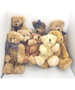 Vintage lot of 8 Bears Boyds Ty Ganz Unmarked Teddy Bears BB12 - £23.97 GBP