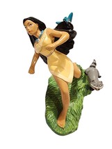 Disney Store Lil Classics Pocahontas &amp; Meeko Figurine Cake Topper 4&quot; - £7.42 GBP