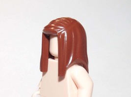 Minifigure Brown Straight Hair For US Seller - $3.80