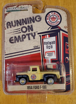 Greenlight Collectibles Running On Empty Series 1 1956 Ford F-100 Red Crown Gas - £7.86 GBP