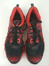 Reebok Men&#39;s Red &amp; Black Zigtech 3D Fuseframe Running Shoes V72070 Size 11.5 - £30.65 GBP