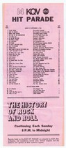 ORIGINAL Vintage KQV Pittsburgh August 29 1969 Music Survey Rolling Stones - £11.65 GBP