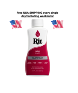 New Rit All Purpose Liquid Dye Wine 8 oz Bottle Cotton Wool Nylon USA Sh... - £11.55 GBP