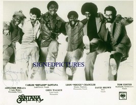 Santana Group Signed Autographed 8 X10 Rp Photo Carlos + 70s Classic Rock - £13.30 GBP