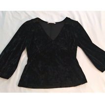 BB Dakota Velvet Shirt - Black - Small - £9.30 GBP