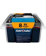 Rayovac 9V Batteries, 9 Volt Battery Alkaline, 8 Count - $570.01 MXN