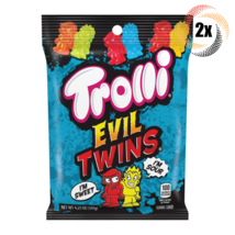 2x Bags Trolli Evil Twins Sweet &amp; Sour Flavor Candy | 4.25oz | Fast Shipping! - £10.23 GBP