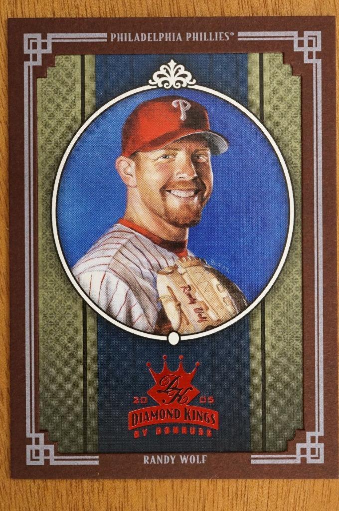 Primary image for 2005 Donruss Diamond Kings #177 Randy Wolf Philadelphia Phillies Baseball Card