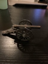 Vintage Metal Miniature Cannon Pencil Sharpener Missing - £3.87 GBP