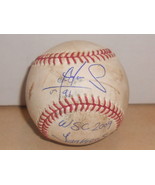 alfredo aceves Signed Autographed  Rawlings Baseball ROMLB WS Champ - $47.87 CAD