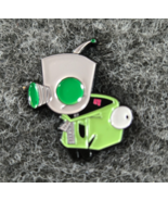 Invader Zim Gir Dog Suit Nickelodeon Enamel Pin Retro Hat Lapel Bag Lanyard - $144.45 MXN