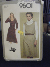 Simplicity 9601 Misses Jiffy Pullover Dress or Jumper Pattern - Size 12 - £5.35 GBP